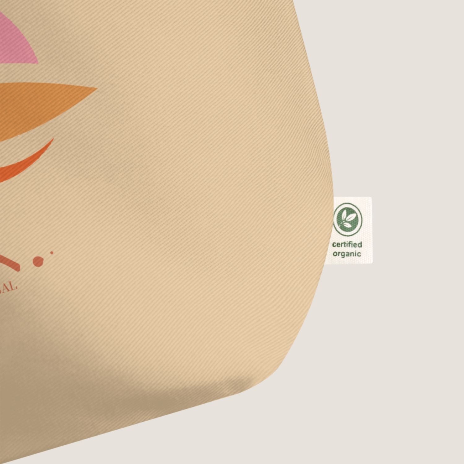 Close up the Carry All Indra design 
